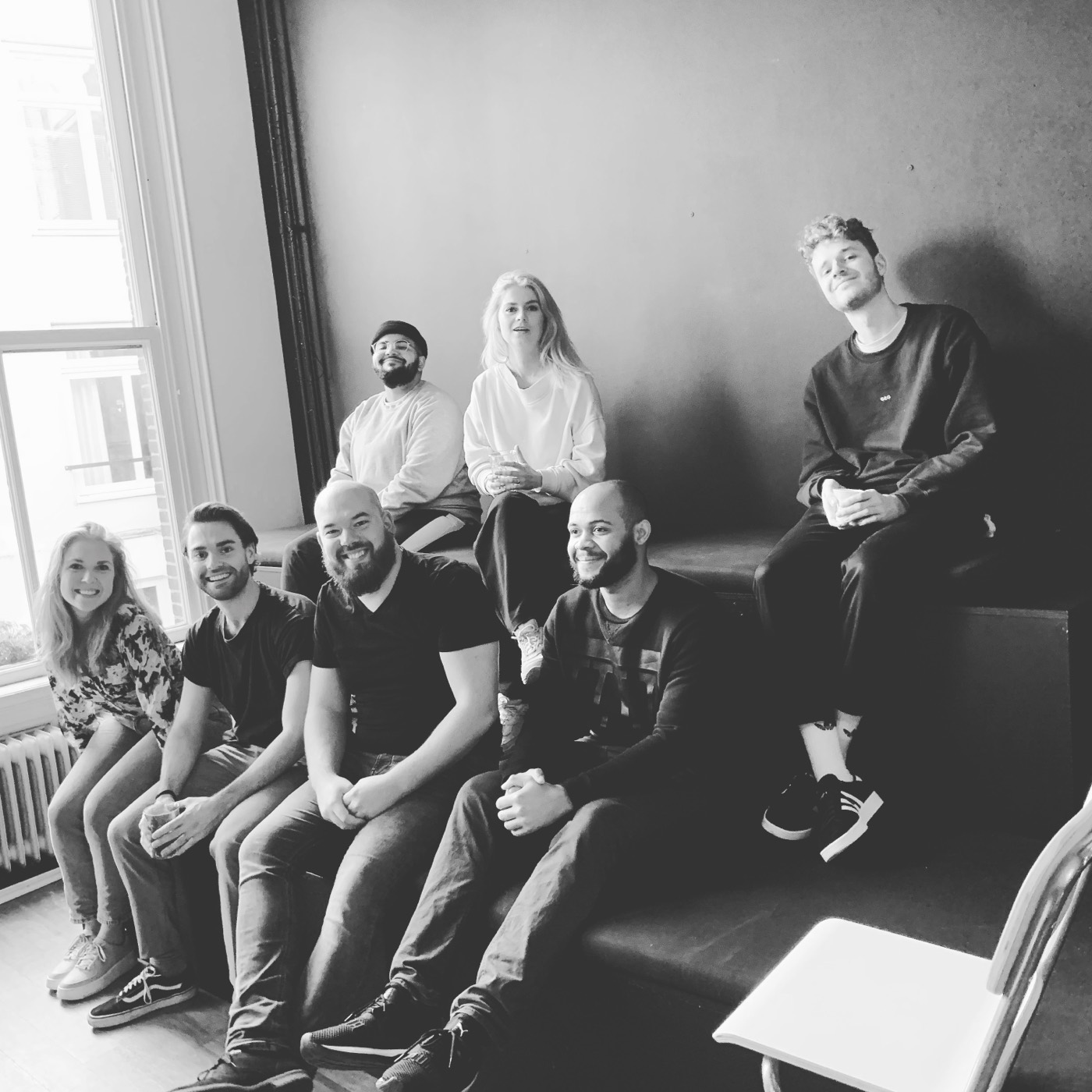 Het team van Trive in de begintijd
